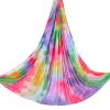 5.5 Yards Aerial Yoga Hammock Set Ombre Aerial silks Gradient Color Yoga Swing Fitness Stretch Belt for Gym Indoor Yoga Studio (018) view 2