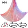 6.5 Yards Aerial Yoga Hammock Set Gradient Aerial silks Yoga Swing Fitness Stretch Belt for Gym Indoor Yoga Studio (010) view 4