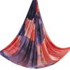 5.5 Yards Aerial Yoga Hammock Set Ombre Aerial silks Gradient Color Yoga Swing Fitness Stretch Belt for Gym Indoor Yoga Studio (025) view 3