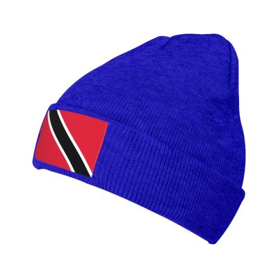 Flag of Trinidad and Tobago Beanie Hat for Men Women Winter Warm Knit Hats Ski Hat Skull Cap Blue