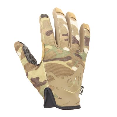 PIG Delta Utility Tactical Gloves, Touchscreen Compatible, High Dexterity, for Shooting, 1 Pair, Multicam, Large