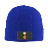 MULIHU Cute Cartoon Giraffe Beanie Hat for Men Women Winter Warm Knit Hats Ski Hat Skull Cap Blue view 2