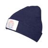 MULIHU Cute and Funny Elephant Beanie Hat for Men Women Winter Warm Knit Hats Ski Hat Skull Cap Navy Blue view 1