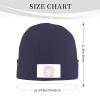 MULIHU Cute and Funny Elephant Beanie Hat for Men Women Winter Warm Knit Hats Ski Hat Skull Cap Navy Blue view 3