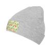MULIHU Easter Egg Seamless Pattern Beanie Hat for Men Women Winter Warm Knit Hats Ski Hat Skull Cap Gray