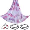 6.5 Yards Aerial Yoga Hammock Set Gradient Aerial silks Yoga Swing Fitness Stretch Belt for Gym Indoor Yoga Studio (007) view 1