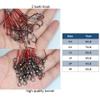 20pcs/Pack Baitholder Fishing Hook with Nylon Coated Fishing Line Fishing Wire Leader with Barrel Swivel and Sharp Hook 3/0 2/0 1/0 1# 2# 4# (1#) view 4