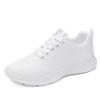 HINDOLA Women's Running Walking Tennis Fashion Sneakers Lightweight Breathable Casual Shoes Gym Work Comfortable Non Slip Shoes White view 1