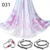 5.5 Yards Aerial Yoga Hammock Set Ombre Aerial silks Gradient Color Yoga Swing Fitness Stretch Belt for Gym Indoor Studio (031) view 3