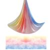 6.5 Yards Aerial Yoga Hammock Set Gradient Aerial silks Yoga Swing Fitness Stretch Belt for Gym Indoor Yoga Studio (020) view 2