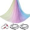 6.5 Yards Aerial Yoga Hammock Set Gradient Aerial silks Yoga Swing Fitness Stretch Belt for Gym Indoor Studio (009) view 1