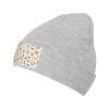 MULIHU Cute Graffiti Seamless Pattern Beanie Hat for Men Women Winter Warm Knit Hats Ski Hat Skull Cap Gray view 1