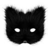 Black Fox Mask Animal Halloween Role Play Party Performance Props Dress Up Artifical Adult Mask Costume Accessory view 1