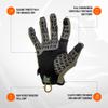 PIG Delta Utility Tactical Gloves, Touchscreen Compatible, High Dexterity, for Shooting, 1 Pair, Ranger Green, X-Large view 3