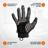 PIG Delta Utility Tactical Gloves, Touchscreen Compatible, High Dexterity, for Shooting, 1 Pair, Black, 2X-Large view 3