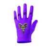 HIGHLIGHT FACTORY ATL G.O.A.T. You Got Mossed - Ultra Grip Football Gloves - Superior Grip, Breathable Design, for All Weather Conditions (Purple, Youth Extra Large) view 2