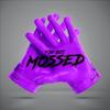HIGHLIGHT FACTORY ATL G.O.A.T. You Got Mossed - Ultra Grip Football Gloves - Superior Grip, Breathable Design, for All Weather Conditions (Purple, Youth Extra Large) view 3