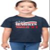 Go All Out 5T Navy Toddler Harris Walz 2024 Toddler T-Shirt view 2