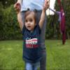 Go All Out 5T Navy Toddler Harris Walz 2024 Toddler T-Shirt view 3