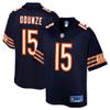 Men's Rome Odunze Chicago Bears Navy Pro Line Jersey view 1