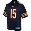 Men's Rome Odunze Chicago Bears Navy Pro Line Jersey view 2
