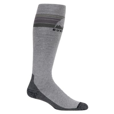 Burton 100681BA38MRegular Men's Emblem Midweight Sock Gray Heather M