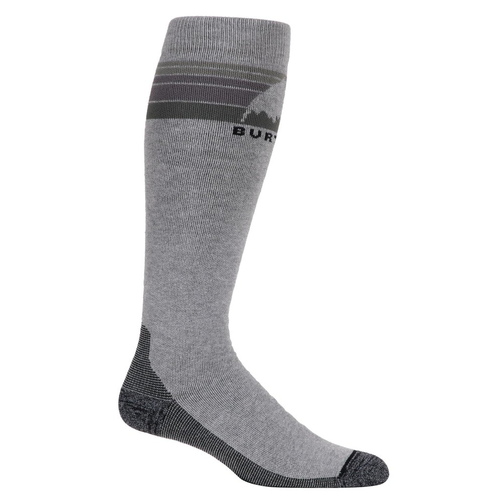 Burton 100681BA38MRegular Men's Emblem Midweight Sock Gray Heather M
