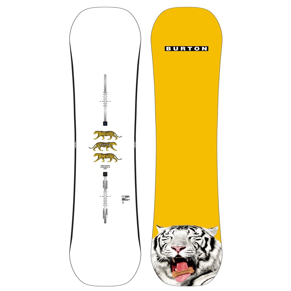 Burton Men's Process Flying V Snowboard, 155cm (W)