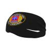 Army Veteran 82nd Airborne Sports Sweatband Headband for Men - for Tennis, Basketball, Running, Gym, Working Out view 2