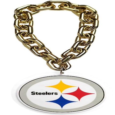 FOCO Pittsburgh Steelers NFL Big Logo Fan Chain Holiday Ornament