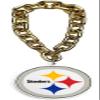 FOCO Pittsburgh Steelers NFL Big Logo Fan Chain Holiday Ornament view 1