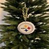 FOCO Pittsburgh Steelers NFL Big Logo Fan Chain Holiday Ornament view 2