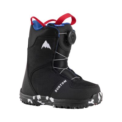 Burton Kids' Grom BOA Snowboard Boots, Size 13C, Black