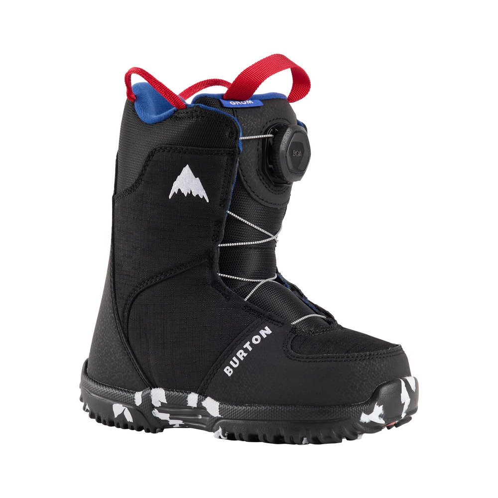 Burton Kids' Grom BOA Snowboard Boots, Size 13C, Black
