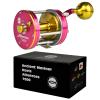 ANCIENT MARINER Catfish Reels Albatross 7000, Conventional Round Baitcasting Reel,Pink view 1