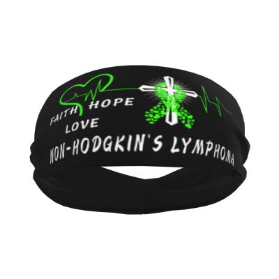 Piguncle Non-Hodgkin's Lymphoma Cancer Awareness Faith Hope Sports Sweatband Defense Zone: Premium Quality Headbands For Active Lifestyles