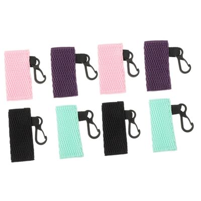 Holibanna 8pcs Lipstick Holder Keychain Lipstick Protectors and Convenient Clip Design for Easy Carrying and Organization