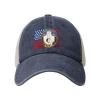 7th Cavalry Garry Owen Denim Trucker Hat Mesh Baseball Cap for Men Cowboy Dad Navy Blue view 2