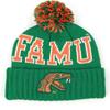 Big Boy Florida A&M Rattlers S255 Beanie Hat [Green] - ID#68141 view 1