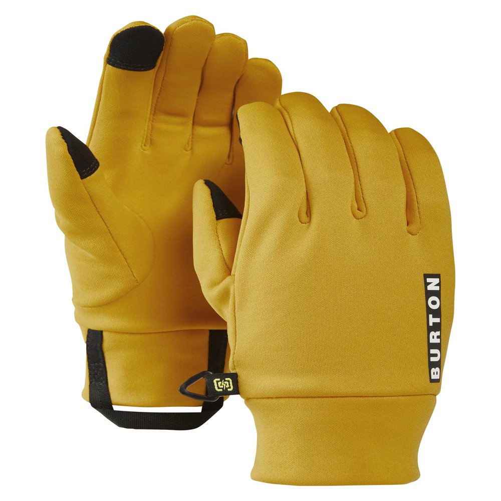 Burton Kids' Screen Grab Glove Liner, Goldenrod, L
