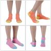 JOYNE Womens Ankle Athletic Low Cut Tab Socks Cushioned Running Sports 6 Pack,Colorful1,Sock Size 9-11 view 2