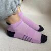 JOYNE Womens Ankle Athletic Low Cut Tab Socks Cushioned Running Sports 6 Pack,Colorful1,Sock Size 9-11 view 3