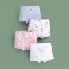 4 Pack Kids Toddler Girls Organic Cotton Boer Briefs Cute Bunny Printing Stretch Underwear Toddler (F, 9-10 Years) view 2