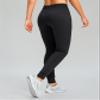 SANTINY Women's Fleece Lined Joggers with Pockets Slim Fit Ski Pants Winter Warm Leggings Hiking Running Gear (Black_XL) view 3