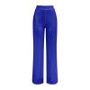 Sequin Pants Women Sparkly High Waisted Wide Leg Glitter Disco Party Clubwear Sparkle Metallic Shiny Palazzo Pants view 3