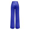 Sequin Pants Women Sparkly High Waisted Wide Leg Glitter Disco Party Clubwear Sparkle Metallic Shiny Palazzo Pants view 4