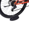LUCKDANO Indoor Training Trainer Stand - Plastic Cycling Front Wheel Riser Block for a Steady and Straight Ride - Fits Most Bikes, AntiSlipping Design, Floor Pads view 3