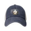 7th Cavalry Garry Owen Denim Trucker Hat Mesh Baseball Cap for Men Cowboy Dad Navy Blue view 2