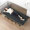 YHHLWXMDZ Camping Cots for Adults, Foldable Bed, Sleeping Cot Bed with Carry Bag & Headrest, Portable Travel Bed Supports 250kg/550 Lbs for Lounging Camp Tent Cot(190 * 70 * 37cm) view 2