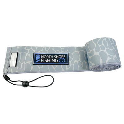 Premium Neoprene Fishing Rod Sleeve  Floating, Puncture Resistant, Labeled Protective Sock for Casting, Spinning, Trolling Fishing Rods (Casting/Trolling, Camo, 60")